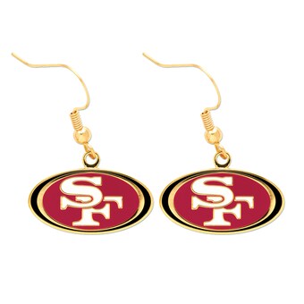 San Francisco 49ers Logo Wire Earrings
