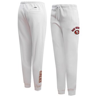 Women's San Francisco 49ers Pro Standard White Fleece Sweatpants