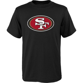 Youth San Francisco 49ers Black Primary Logo T-Shirt