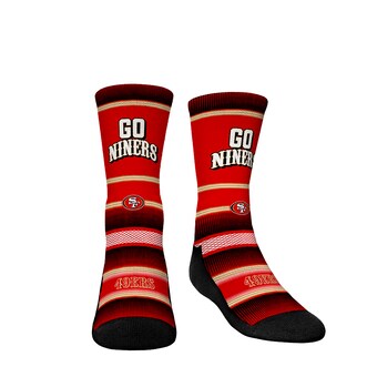 Youth San Francisco 49ers Rock Em Socks Team Slogan Crew Socks