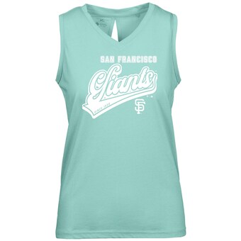 Women's San Francisco Giants  Levelwear Mint  Paisley Sweep V-Neck Tank Top