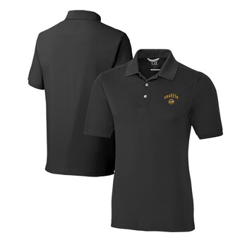 Men's Seattle Mariners Cutter & Buck Black City Connect Big & Tall Advantage Tri-Blend Pique Polo