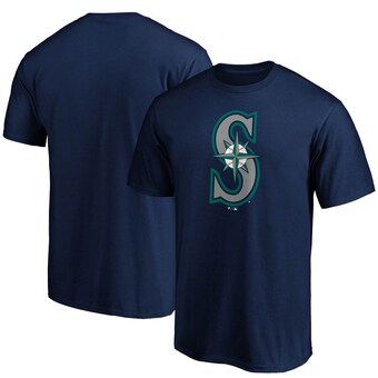 Men's Seattle Mariners Fanatics Navy Official Logo T-Shirt