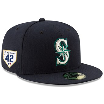 Men's Seattle Mariners New Era Navy 2024 Jackie Robinson Day 59FIFTY Fitted Hat