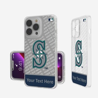 Seattle Mariners Endzone Design iPhone Clear Case