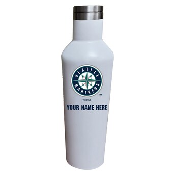 Seattle Mariners White 17oz. Personalized Infinity Stainless Steel Water Bottle