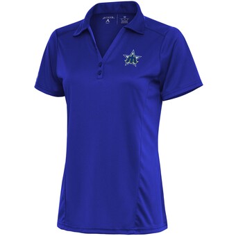 Women's Seattle Mariners  Antigua Royal Cooperstown Tribute Polo