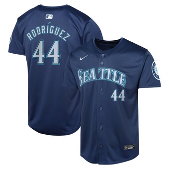 Youth Seattle Mariners Julio Rodríguez Nike Navy Road Limited Player Jersey