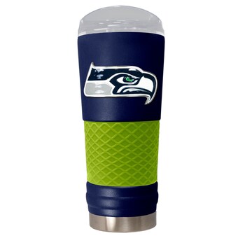 Seattle Seahawks Blue 24oz. Powder Coated Draft Travel Mug