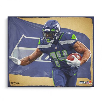 Seattle Seahawks DK Metcalf Fanatics Authentic 16" x 20" Photo Print - Designed & Signed by Artist Brian Konnick - Limited Edition 25
