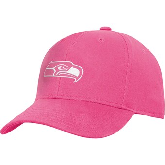 Girls Youth Seattle Seahawks Pink Adjustable Hat