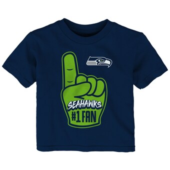 Infant Seattle Seahawks College Navy Hand-Off T-Shirt