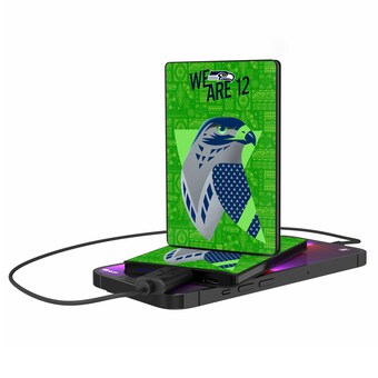 Seattle Seahawks Keyscaper Black 2500 mAh Illustrated Credit Card Powerbank