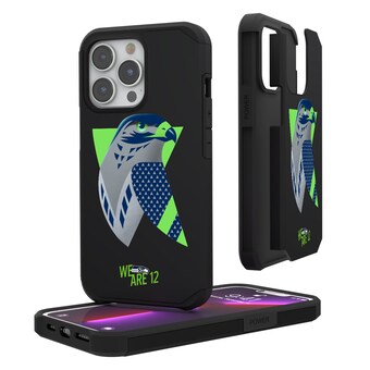 Seattle Seahawks Keyscaper Black iPhone Rugged Case