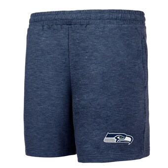 Men's Seattle Seahawks Concepts Sport College Navy Powerplay Fleece Shorts