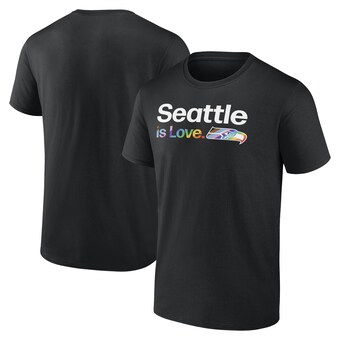 Men's Seattle Seahawks Fanatics Black City Pride Team T-Shirt