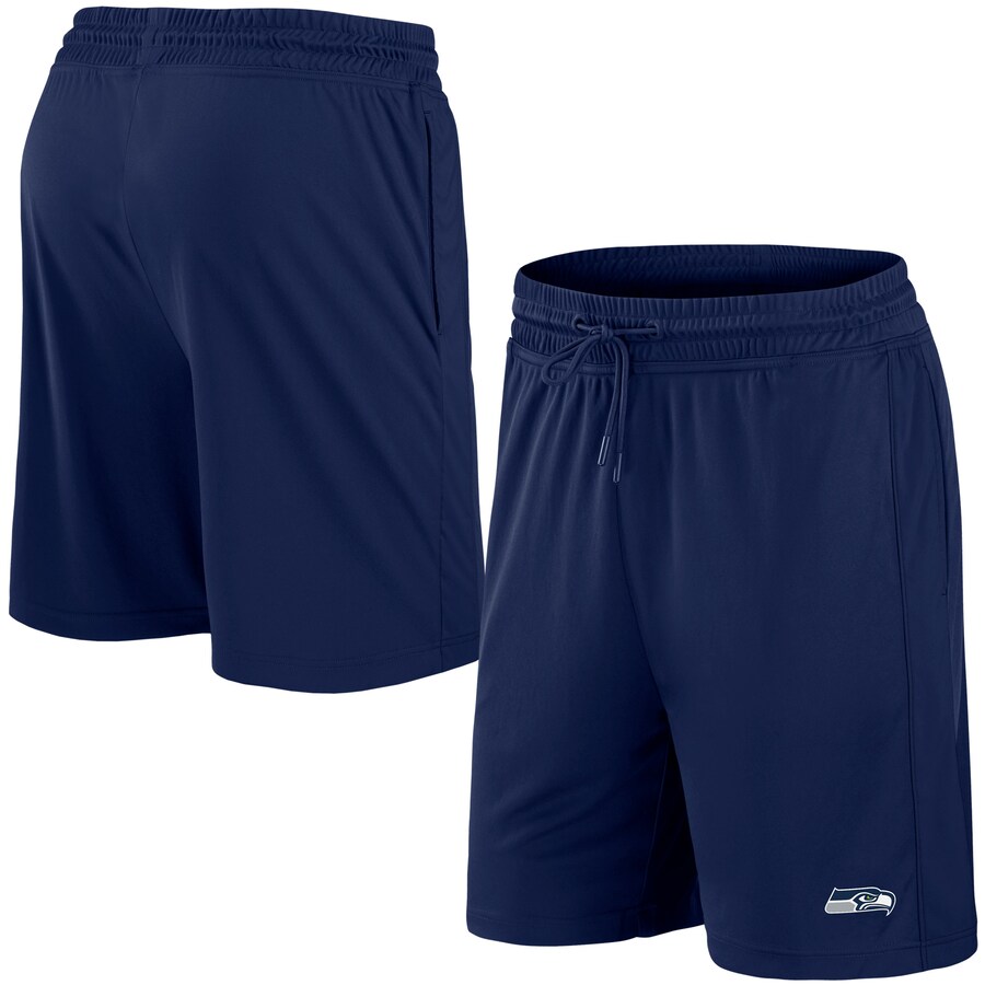 Men's Seattle Seahawks Fanatics College Navy Break It Loose Shorts