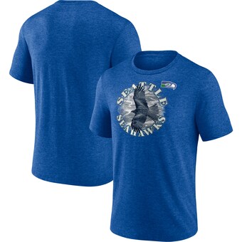 Men's Seattle Seahawks Fanatics Heathered Royal Sporting Chance T-Shirt