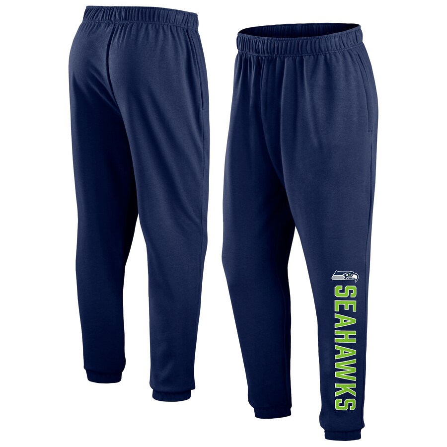 Men's Seattle Seahawks Fanatics Navy Big & Tall Chop Block Lounge Pants