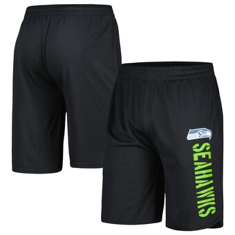 Men's Seattle Seahawks MSX by Michael Strahan Black Training Shorts