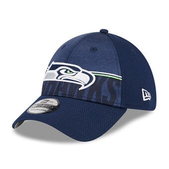 Men's Seattle Seahawks  New Era Navy 2023 NFL Training Camp 39THIRTY Flex Fit Hat