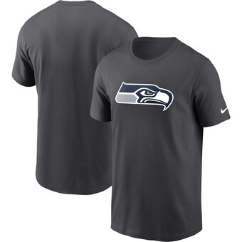 Men's Seattle Seahawks  Nike Anthracite Logo Essential T-Shirt