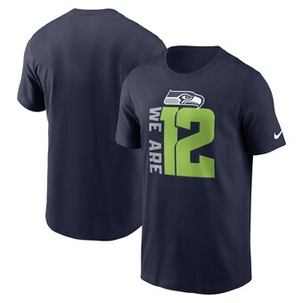 Men's Seattle Seahawks Nike College Navy Local Essential T-Shirt