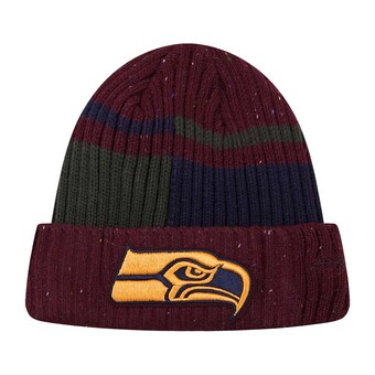 Men's Seattle Seahawks Pro Standard Burgundy Speckled Cuffed Knit Hat