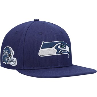 Men's Seattle Seahawks Pro Standard College Navy Logo II Snapback Hat