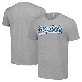 Men's Seattle Seahawks Starter Heather Gray Tailsweep T-Shirt