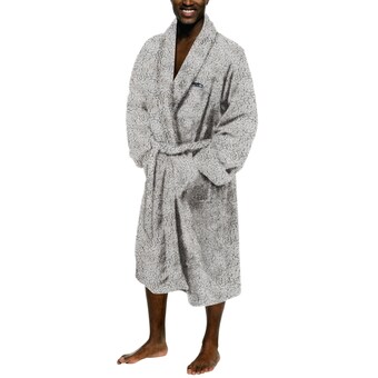 Men's Seattle Seahawks The Northwest Group Gray Sherpa Bath Robe