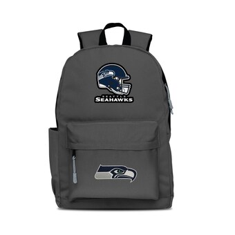 Seattle Seahawks MOJO Gray Two Logo Campus Backpack