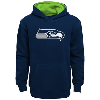 Preschool Seattle Seahawks Navy Prime Pullover Hoodie