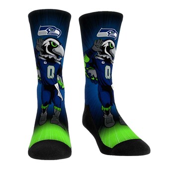Seattle Seahawks Rock Em Socks Mascot Pump Up Crew Socks