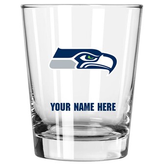 Seattle Seahawks 15oz. Personalized Double Old Fashioned Glass