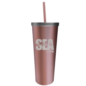 Seattle Seahawks 18oz. Skinny Rose Gold Tumbler