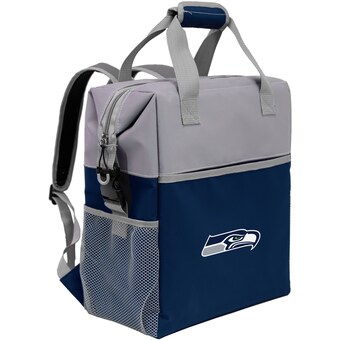 Seattle Seahawks Colorblock Backpack Cooler