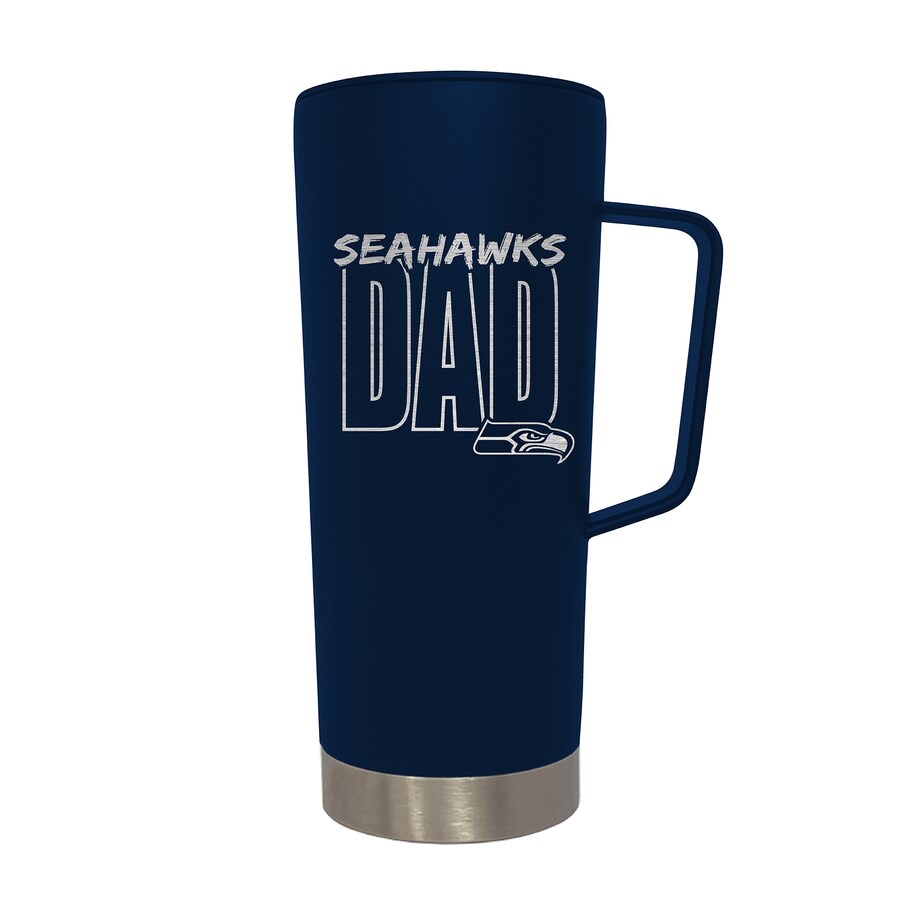 Seattle Seahawks Dad 18oz. Roadie Tumbler with Handle