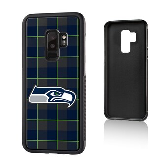 Seattle Seahawks Galaxy Plaid Design Bump Case