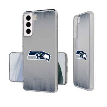 Seattle Seahawks Linen Logo Galaxy Clear Case