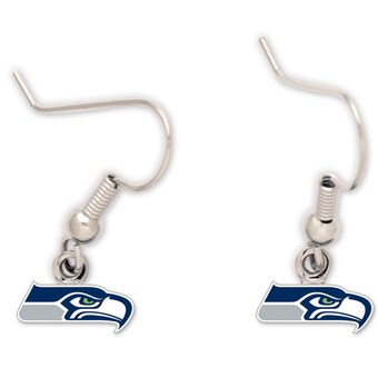 Seattle Seahawks Logo Wire Earrings