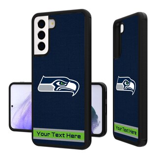 Seattle Seahawks Personalized Stripe Design Galaxy Bump Case