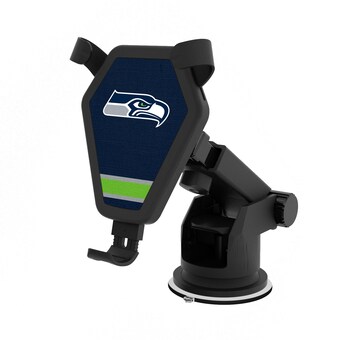 Seattle Seahawks Stripe Design Wireless Car Charger