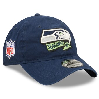 Toddler Seattle Seahawks New Era College Navy 2022 Sideline 9TWENTY Adjustable Hat