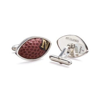 Seattle Seahawks Tokens & Icons Game-Used Football Cuff Links