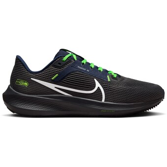 Unisex Seattle Seahawks  Nike Anthracite Zoom Pegasus 40 Running Shoe