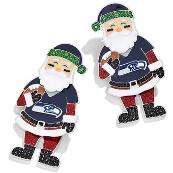 Women's Seattle Seahawks BaubleBar Santa Claus Earrings