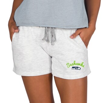 Women's Seattle Seahawks Concepts Sport Oatmeal  Mainstream Terry Lounge Shorts