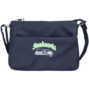 Women's Seattle Seahawks FOCO Logo Script Crossbody Handbag