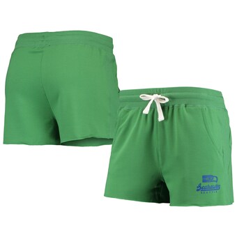 Women's Junk Food Seattle Seahawks Green Tri-Blend Shorts